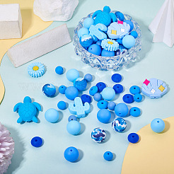 108шт пищевые экологически чистые силиконовые бусины SIL-TA0002-74