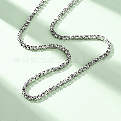 Женские цепочки-чашки со стразами из нержавеющей стали 304&nbsp;NJEW-G175-01P-02