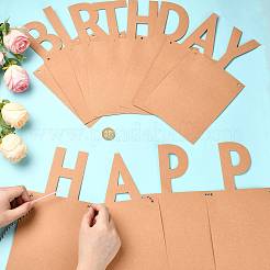 Striscione di carta glitterato con foto di buon compleanno da appendere&nbsp;DIY-FZC0002-04B
