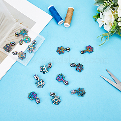 14 шт. Снежинка № 5 сменные бегунки из цинкового сплава для молнии FIND-GF0005-70A