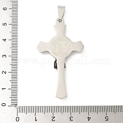 201 большой кулон из нержавеющей стали с лазерной резкой&nbsp;STAS-P428-13P-02