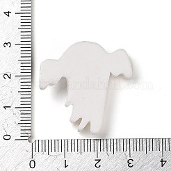 Призрак Хэллоуин непрозрачная смола декодирует кабошоны RESI-R446-01Q