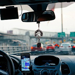 Обернутые проволокой чипсы натуральный обсидиан большие подвесные украшения HJEW-SZ0001-26B