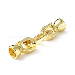 Реечное покрытие латунь микро паве прозрачный кубический цирконий складные застежки&nbsp;KK-G448-05G