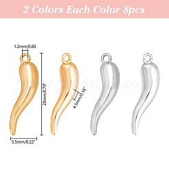 16шт 2 цвета латунные подвески&nbsp;KK-AR0004-65