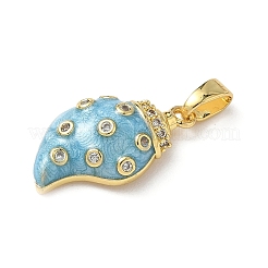 Латунные микро проложить кубического циркония подвески&nbsp;KK-I371-27G-02