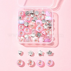 Европейские бусины из сплава и смолы в тибетском стиле своими руками DIY-FS0006-78C