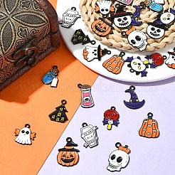 26 шт. 13 стиля подвески из сплава с эмалевым покрытием&nbsp;ENAM-FS0002-09