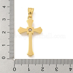 Подвески из нержавеющей стали 304 с ионным покрытием (IP) и кубическим цирконием&nbsp;STAS-C102-02G