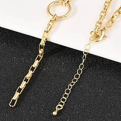 Латунные цепочки-коробки и лариаты&nbsp;NJEW-H087-05G