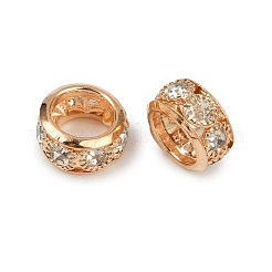 Латунные бусины со стразами &nbsp;LS-KK-U071-02B-01KCG