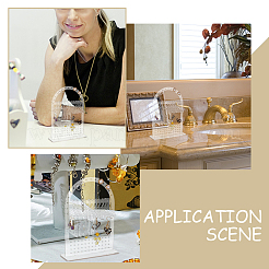 1 комплект прозрачных акриловых подставок для сережек EDIS-PH0001-53