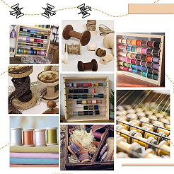 8 шт. 2 вида деревянных шпуль&nbsp;FIND-PH0028-10