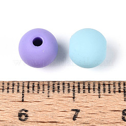 Матовые непрозрачные акриловые бусины&nbsp;FACR-T008-04M-01