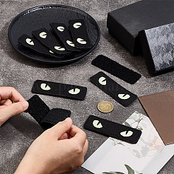 6 шт. светящиеся ленты-липучки из ткани Оксфорд&nbsp;AJEW-PH0007-39A