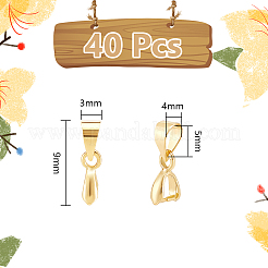 40 шт. Латунные подвески зажимные поручни KK-UN0002-72