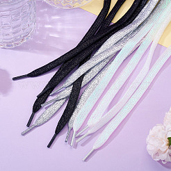 3 пара шнурков из полиэстера двух цветов&nbsp;AJEW-TA0002-36A