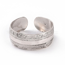 Богемный браслет в тибетском стиле из сплава с толстой открытой манжетой для женщин&nbsp;LS-BJEW-E002-01AS-06