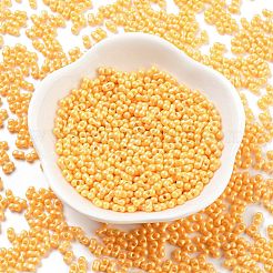 Непрозрачные цветные стеклянные бусины&nbsp;SEED-A033-06F