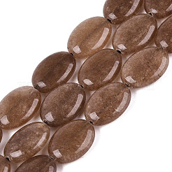 Chapelets de perles en jade blanc naturel teinté&nbsp;G-N370-01A-09