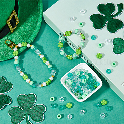 1000шт набор из пластиковых бусин пони и акриловых бусин-цветов&nbsp;DIY-SP0003-95A