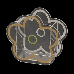 Акриловая ваза с принтом DJEW-G042-01D