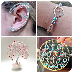 4 рулон круглой алюминиевой проволоки 4 размеров&nbsp;AW-TA0001-04B-02