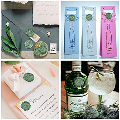 50шт. клейкие восковые наклейки DIY-CA0006-13J