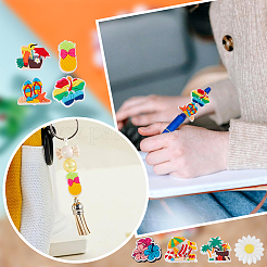 32 ensemble de perles focales en silicone de 8 styles&nbsp;SIL-GA0001-26