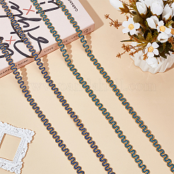 2 пачка 2-х цветных полиэстеровых волнистых кружевных лент OCOR-AR0001-70B