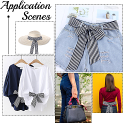 Ремни из полиэстера в полоску AJEW-WH20072-59A