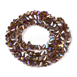 Гальванизируйте прозрачное стекло бисер нитей&nbsp;GLAA-N021-4mm-07