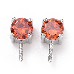 925 штырь из стерлингового серебра с родиевым покрытием&nbsp;STER-D035-47P-04