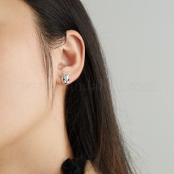 925 серьги-гвоздики из стерлингового серебра с родиевым покрытием STER-BB72117