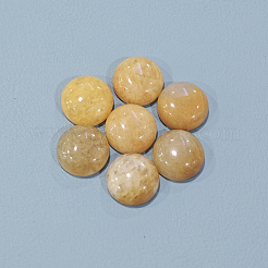 Natürliche Topas Jade Cabochons&nbsp;G-P393-R35-12mm