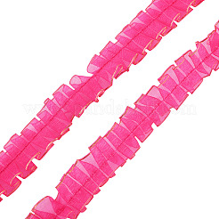 Ruban de dentelle en polyester double couche de 10 m&nbsp;OCOR-TA0004-14G