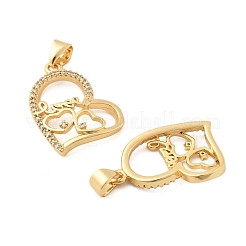 Латунные микро проложить кубического циркония подвески KK-R229-11G-B