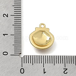 Pendentifs d'émail en laiton &nbsp;KK-K427-11B-G