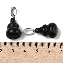 Природные подвески обсидиана&nbsp;G-B127-03P-17