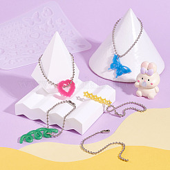 Силиконовые Молды для подвесок в виде сердца и звезды своими руками&nbsp;DIY-TA0010-95