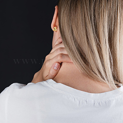 8 шт. Латунные гайки для ушей FIND-BBC0003-57G