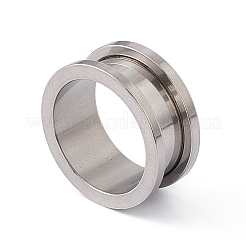 Не тускнеющие беруши из нержавеющей стали 304 калибры EJEW-G317-01N-P