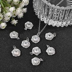 Shegrace Messing-Anhänger mit klarem Zirkonia-Pavé&nbsp;XGRQ4D681-659P