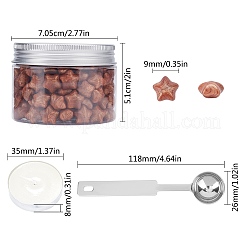 Kit di particelle di ceralacca per timbro con sigillo retrò&nbsp;DIY-CP0003-54R