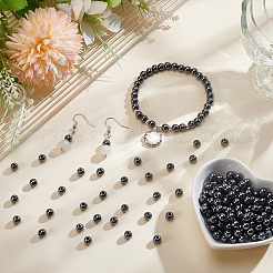 3 нити немагнитных синтетических гематитовых бусин нити&nbsp;G-UN0001-37