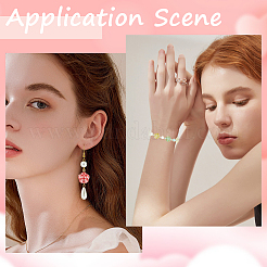 Прозрачные стеклянные бусины GLAA-SC0002-40