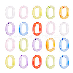 400 Stück transparente Verbindungsringe aus Acryl&nbsp;TACR-TA0001-89
