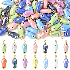 10 шт. фарфоровые подвески ручной работы&nbsp;PALLOY-YW00086-01