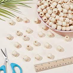 300 шт. бусины из натурального окрашенного клена WOOD-AR0001-44