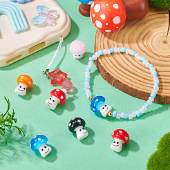 5шт ручной работы бусины лэмпворк&nbsp;LAMP-TA0001-96